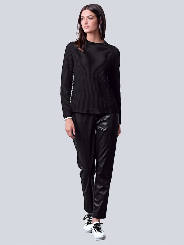 Pullover mit exklusivem Jacquardstrick 1