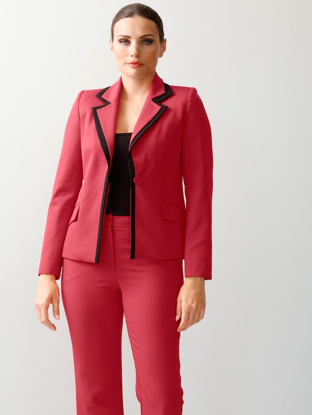 Blazer mit detaillierten Doppelungen