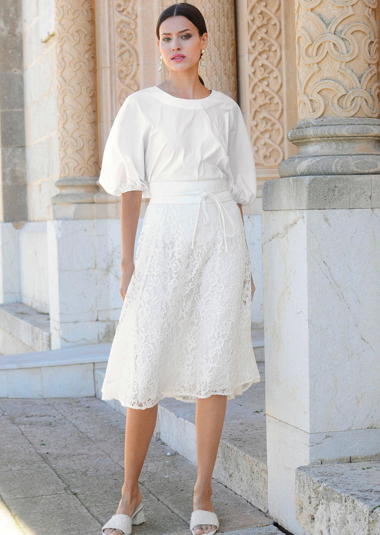 Oversizedbluse mit Fledermausärmel