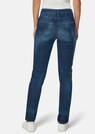 Schlanke Stretch-Jeans mit glanzvollen Nieten thumbnail 3