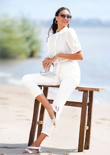 Bluse mit Puffärmeln thumbnail 2