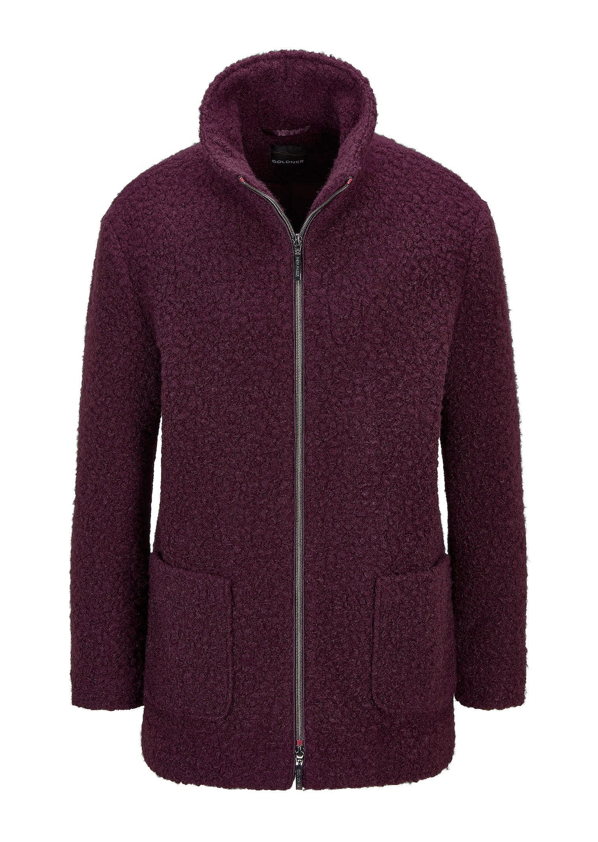 Teddy Jacke mit Stehkragen