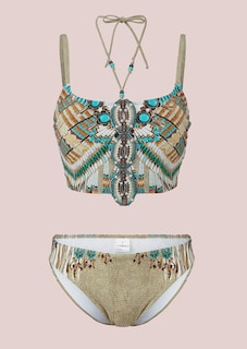 Bandeau-Bikini mit Neckholder thumbnail 3