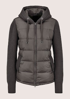 Steppjacke mit Strickärmeln thumbnail 6