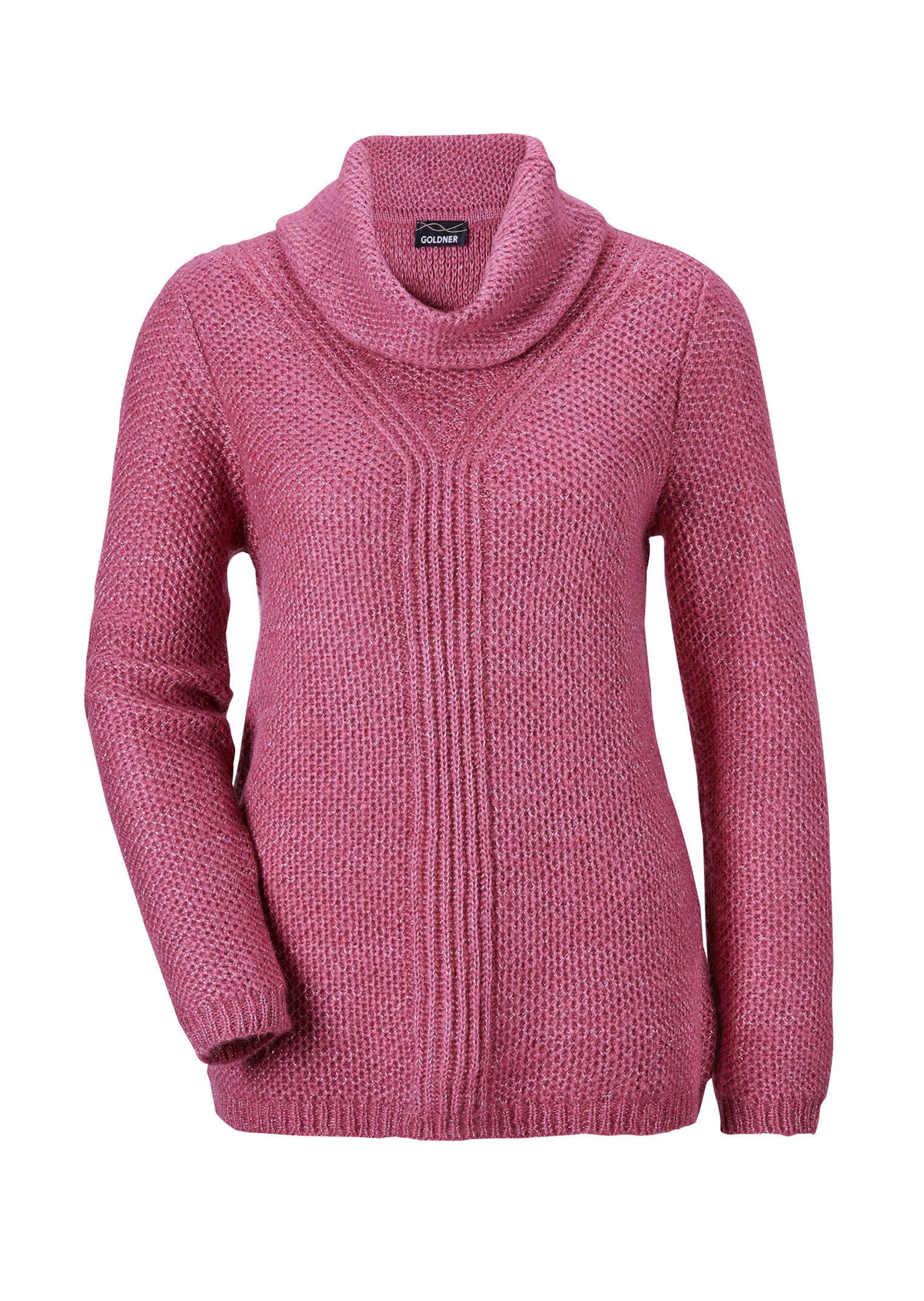 Tricot pullover met interessante structuur en glittergaren