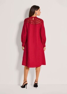 Leinenkleid mit Spitze thumbnail 3