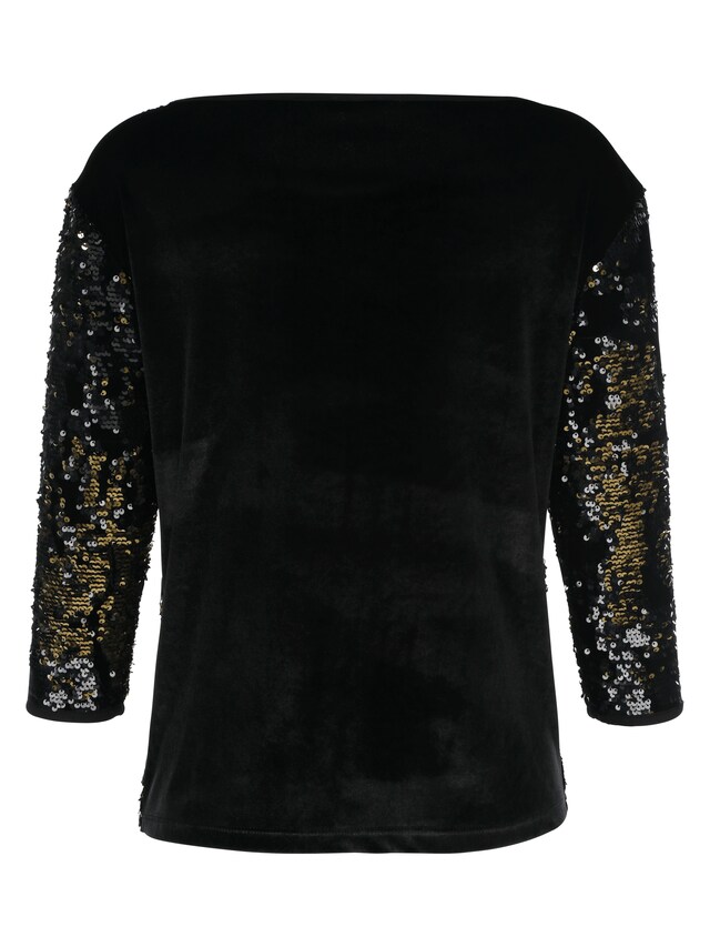 Shirt mit Pailletten und Zierperlen 5