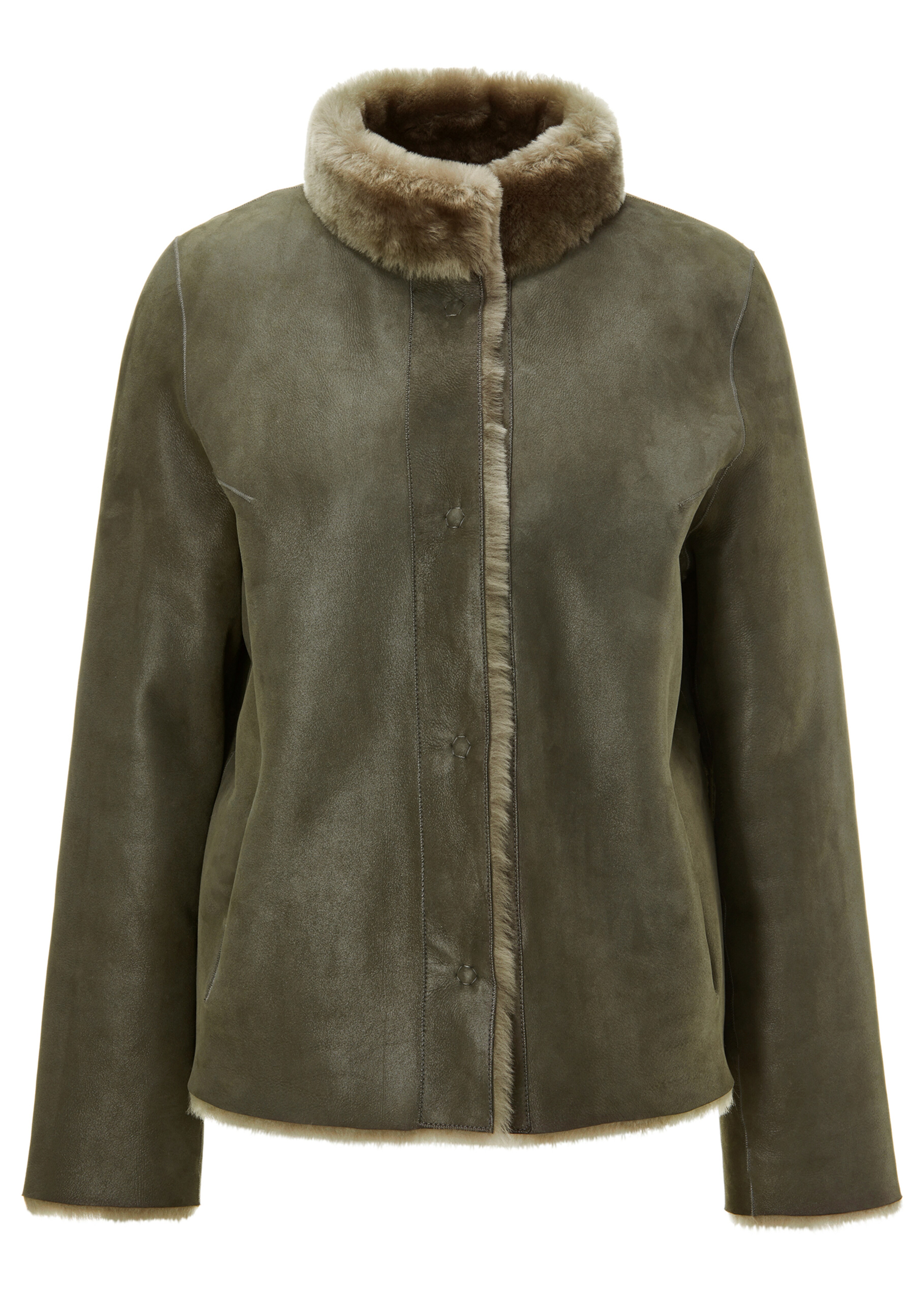 Lammfelljacke zum Wenden