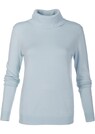 Pull en maille fine avec viscose et élasthanne thumbnail 1