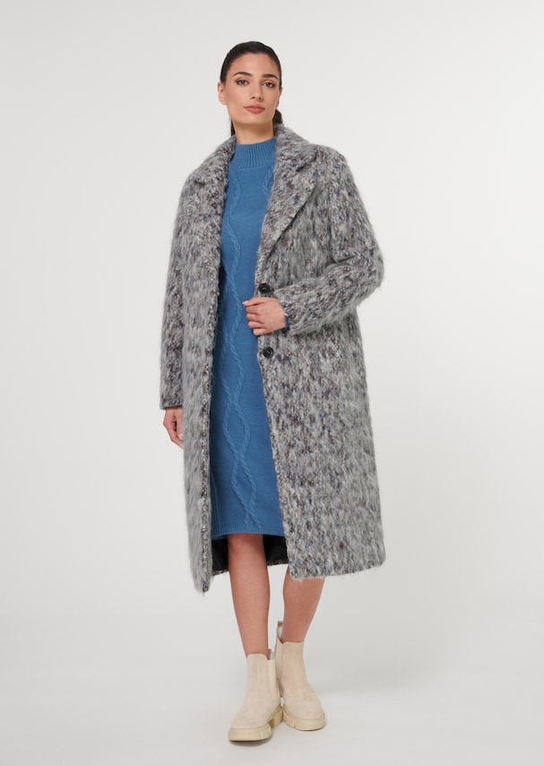 Mantel in haariger Qualität 1