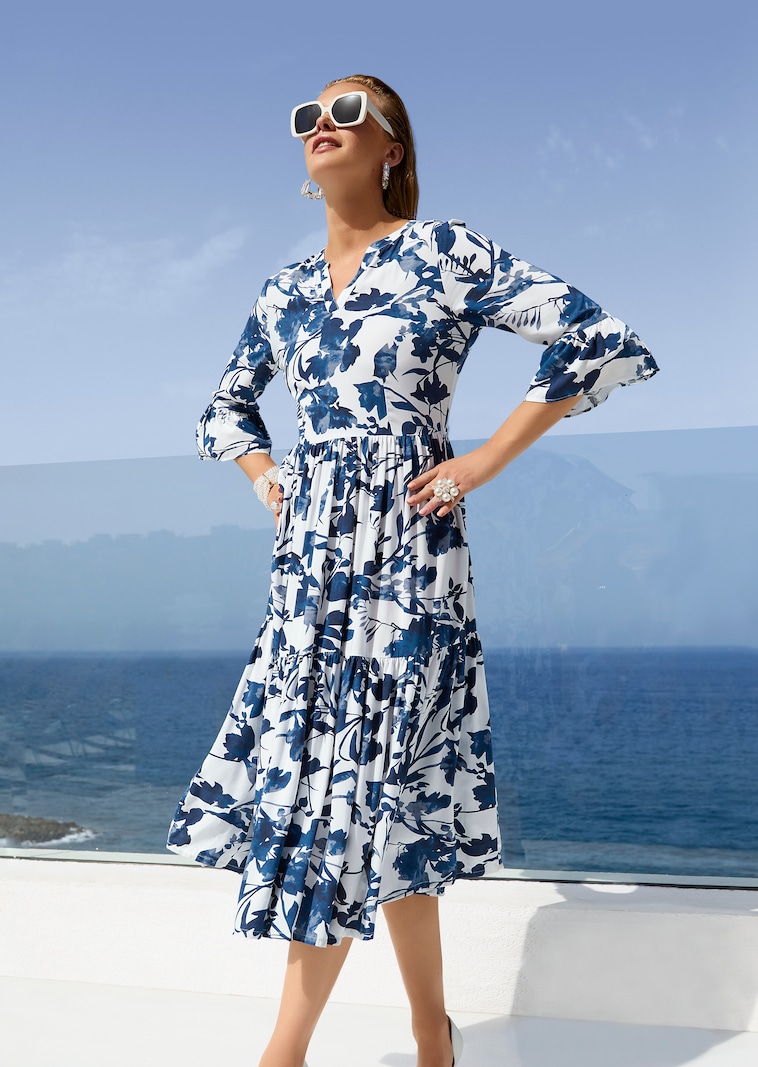 Sommerkleid mit floralem Print