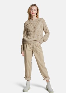 Strickpullover mit Zopfmuster thumbnail 2