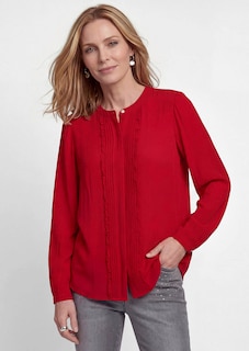 Blouse met ruches en biesjes thumbnail 1