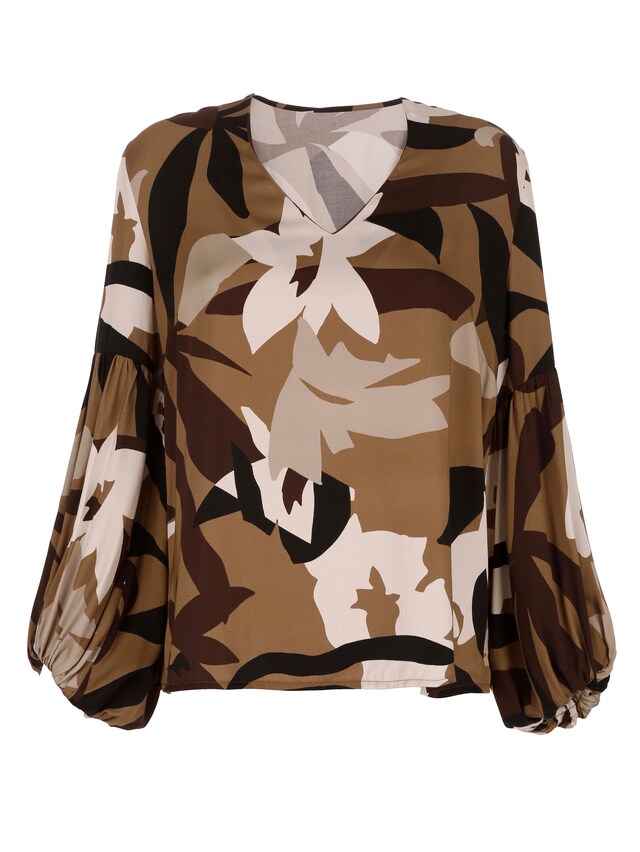 Bluse mit leichtem Ballonärmel 2