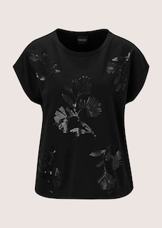 Shirt mit floralem Pailletten-Motiv thumbnail 6
