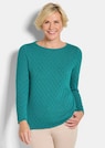 Strickpullover mit Wabenstruktur thumbnail 1
