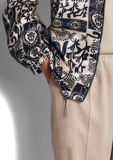 Chique blouson van viscose-satijn thumbnail 5