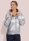 Silbern glänzende Blouson-Jacke thumbnail 1