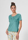 Kurzarmshirt mit Knopfleiste und aufgesetzten Taschen thumbnail 1