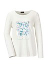 Shirt met lange mouwen en glitterprint thumbnail 6