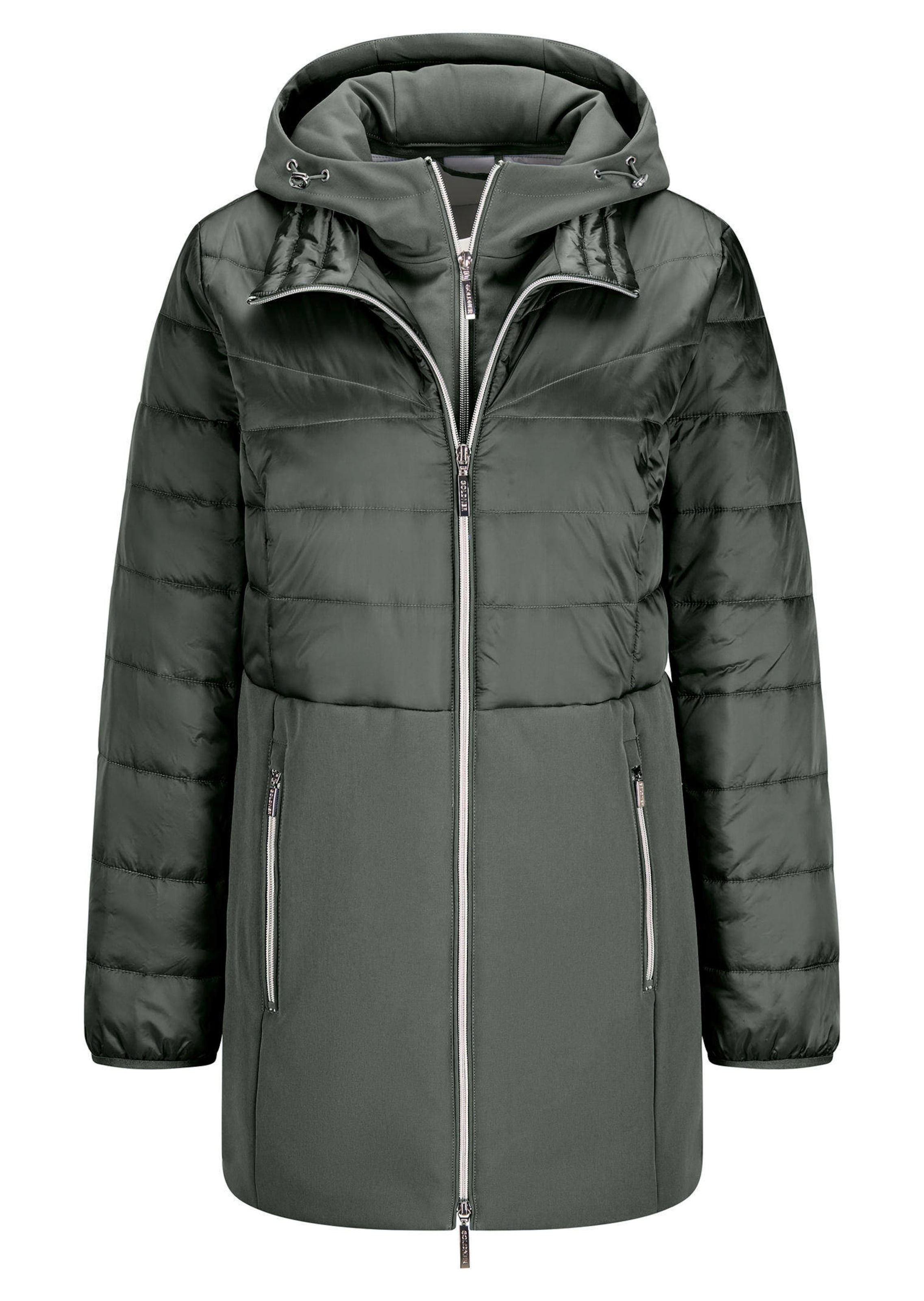 Veste matelassée avec empiècement en Softshell