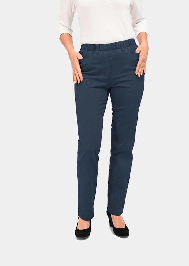 Klassieke jeans LOUISA met elastische tailleband