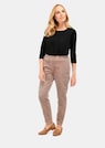 Corduroy broek met elastische tailleband thumbnail 2