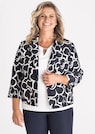 Blazer van glanzend jacquardmateriaal thumbnail 1