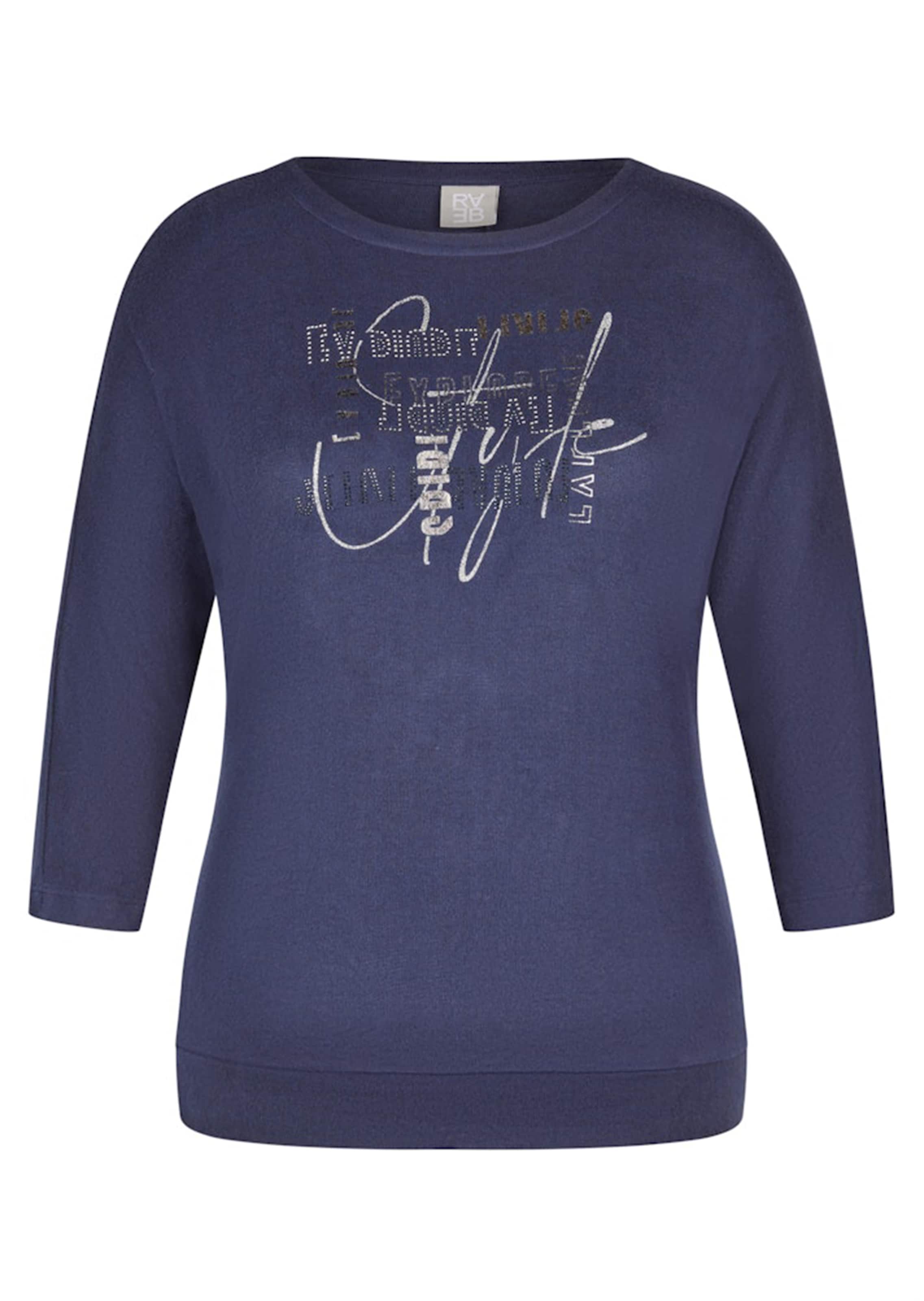 Flauschiges Shirt mit Letter Print