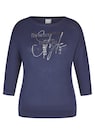Doux T-shirt avec imprimé lettrage thumbnail 6