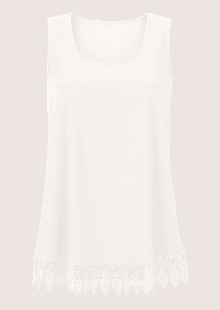 Top mit Spitze