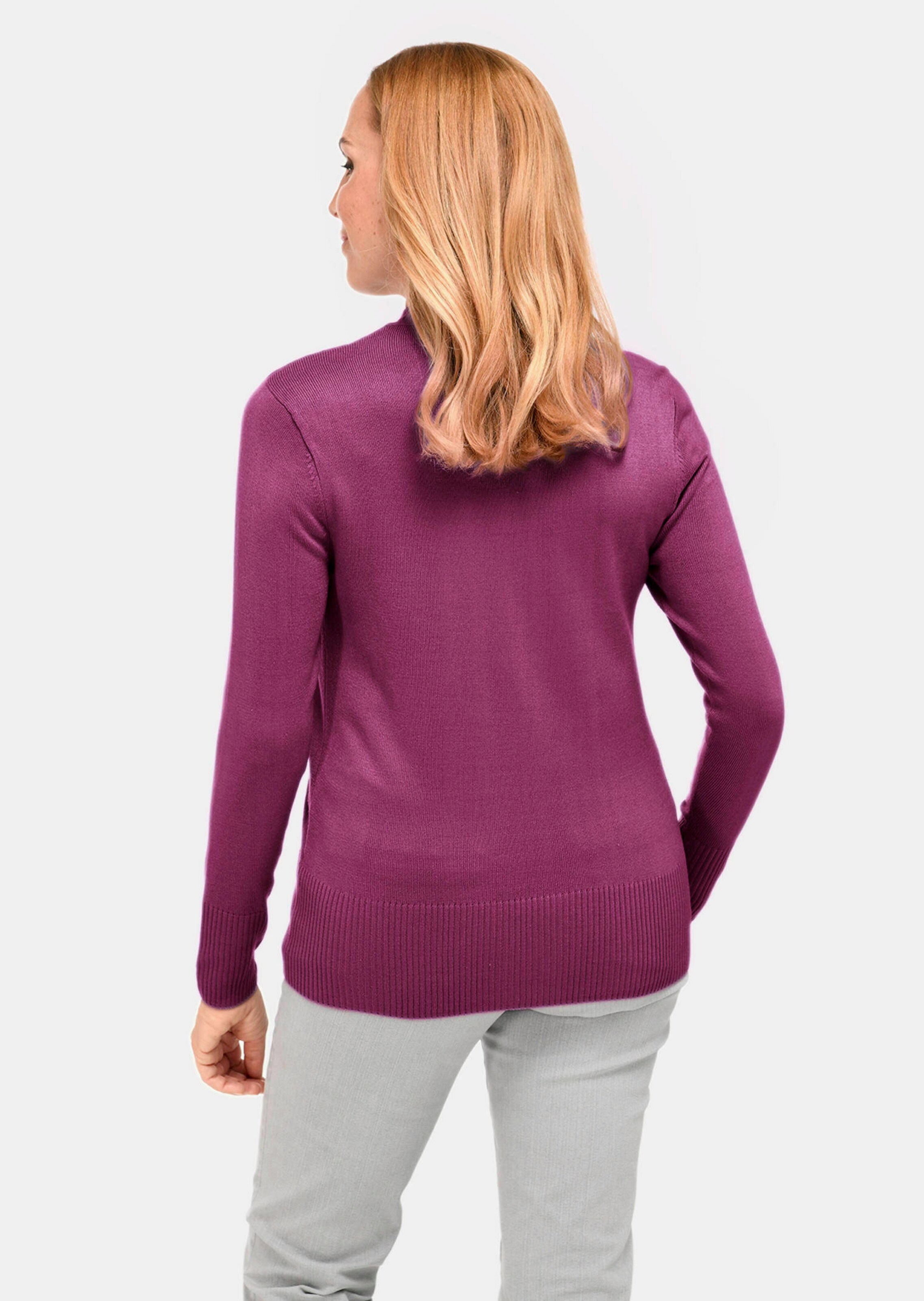 Pull d'aspect twin-set - baie - Gr. 22 de Goldner Fashion