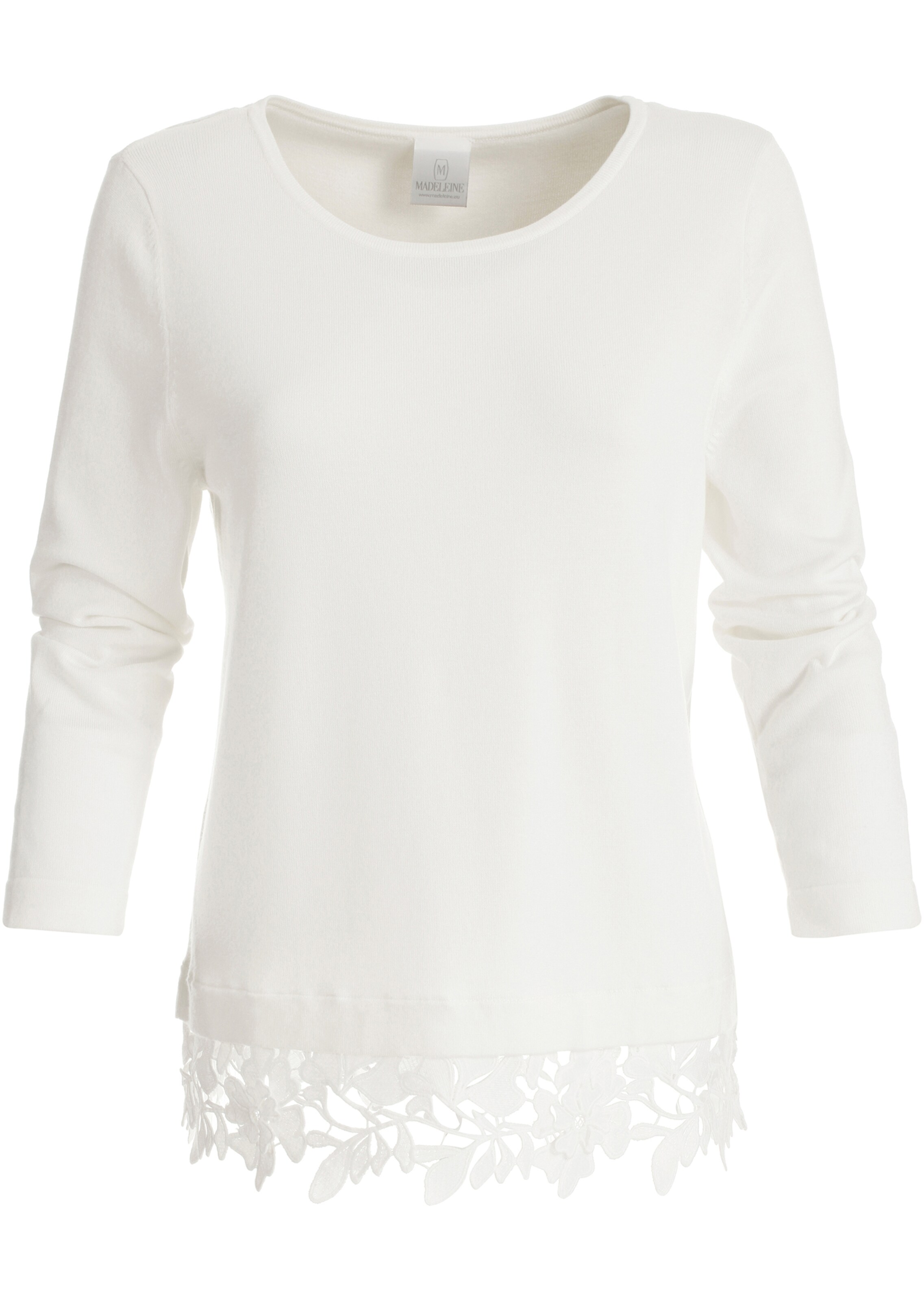 Pullover mit Spitze