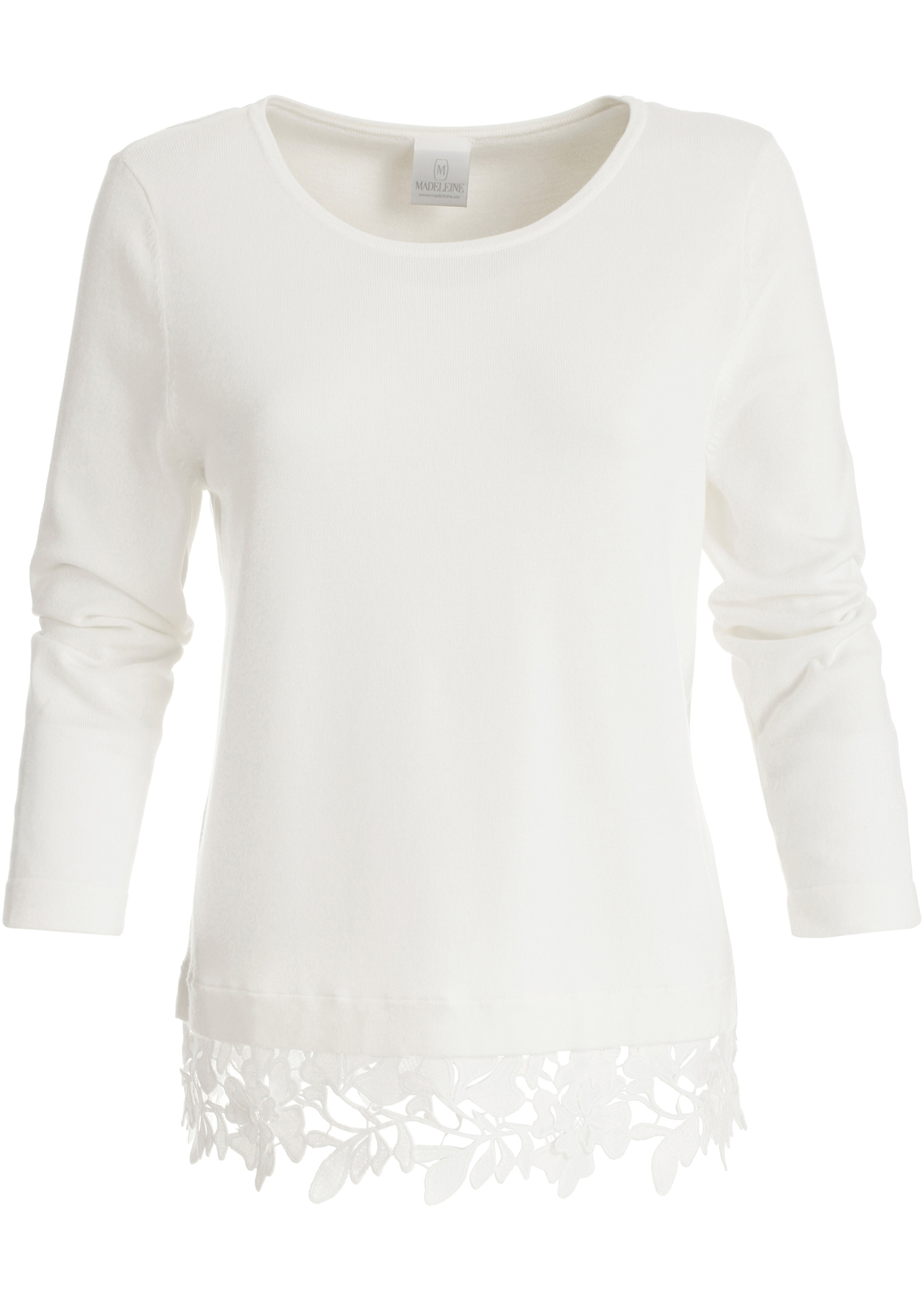 Pullover mit Spitze