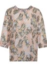 Expressieve blouse met bloemenprint thumbnail 2