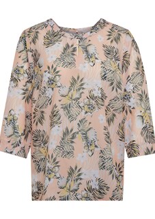 Expressieve blouse met bloemenprint thumbnail 2