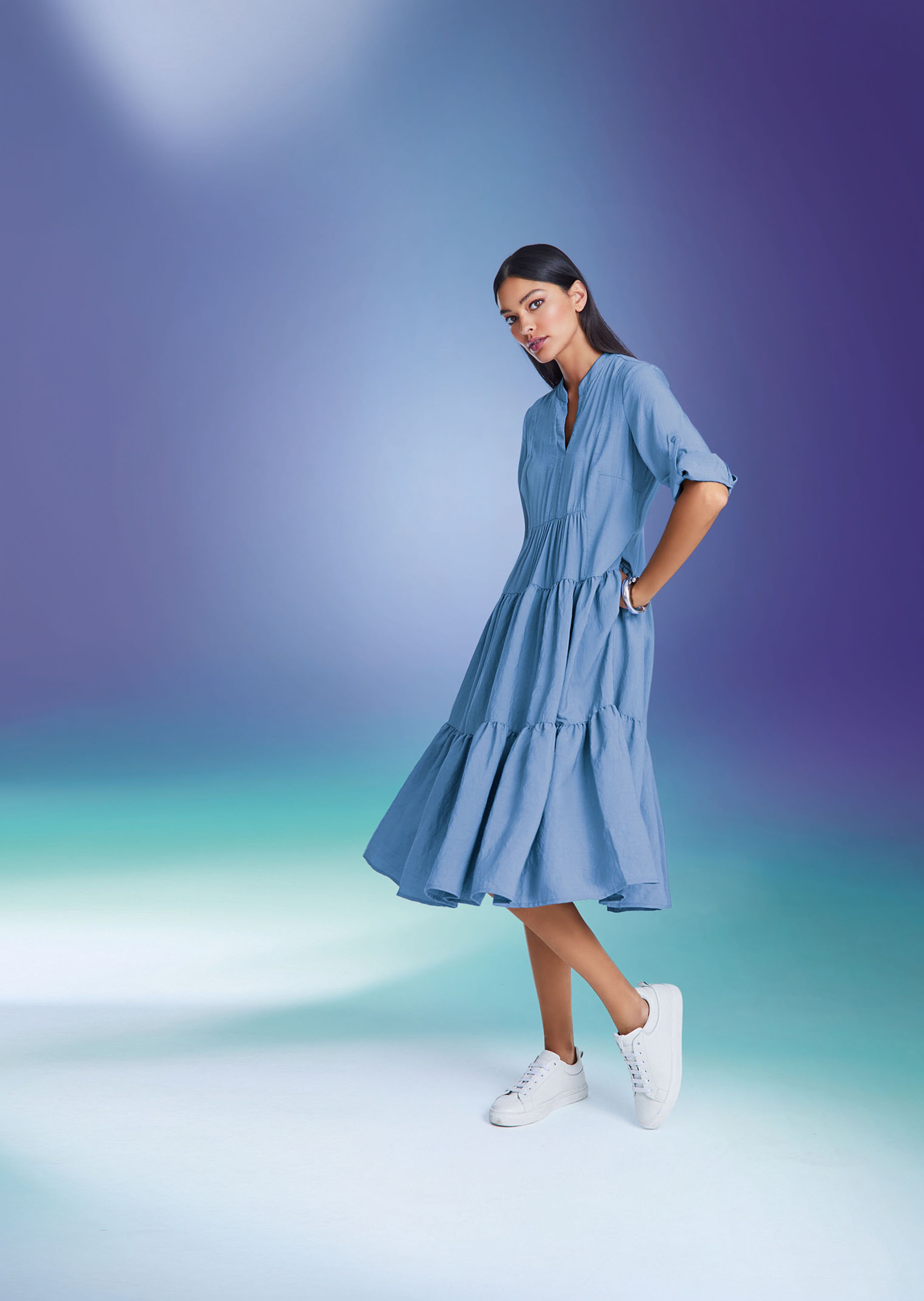 Robe à volants