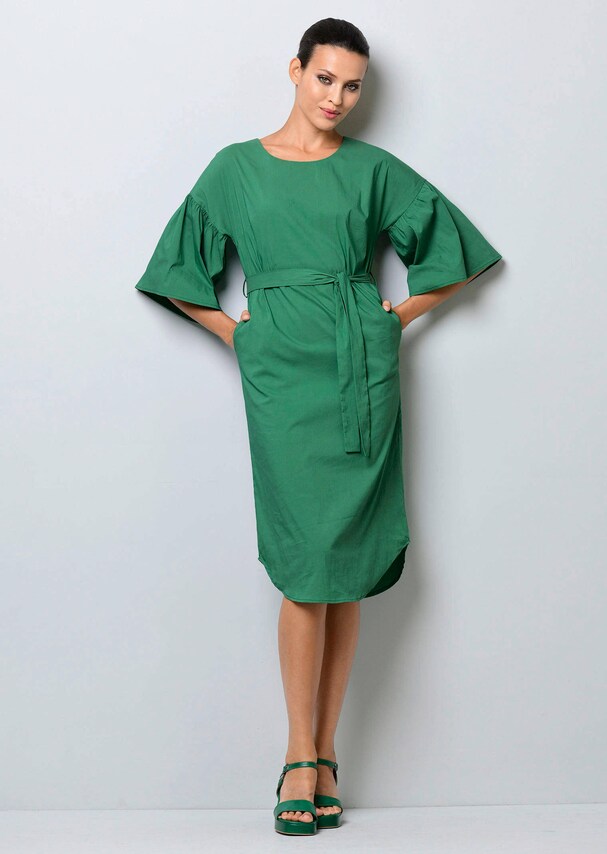 Kleid mit Bindegürtel 3