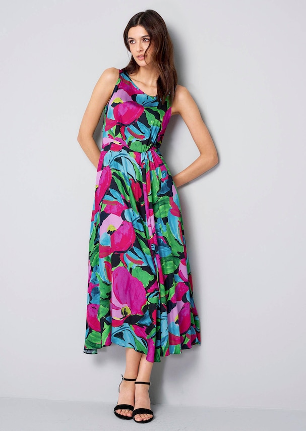 Maxikleid im Blumendessin 3