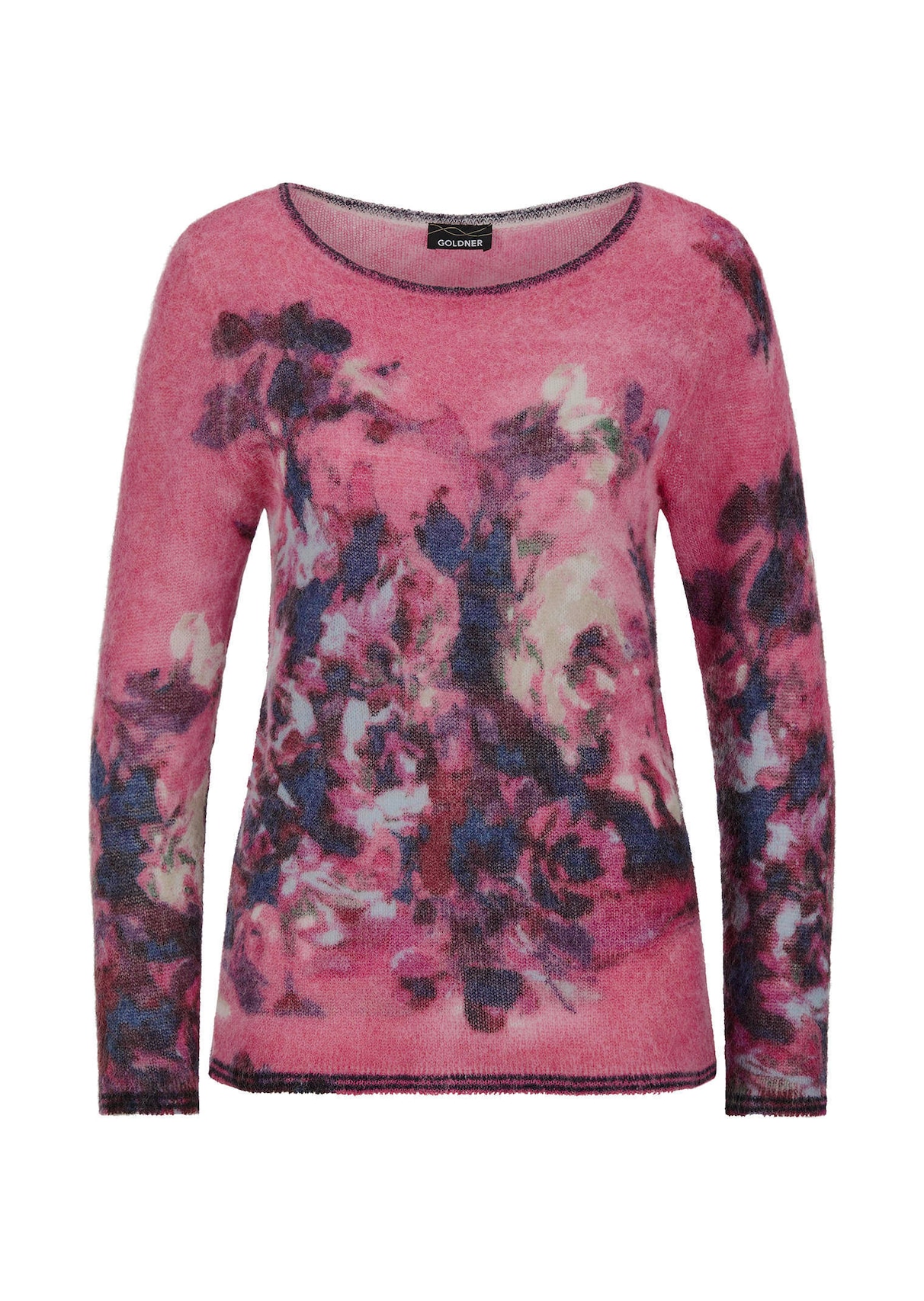 Feinstrick-Pullover mit Alpaka-Wolle