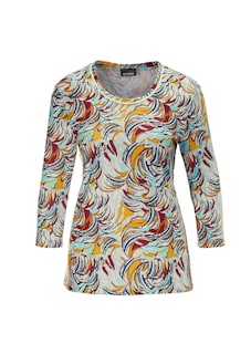 Gedessineerd shirt in krachtige kleuren thumbnail 6