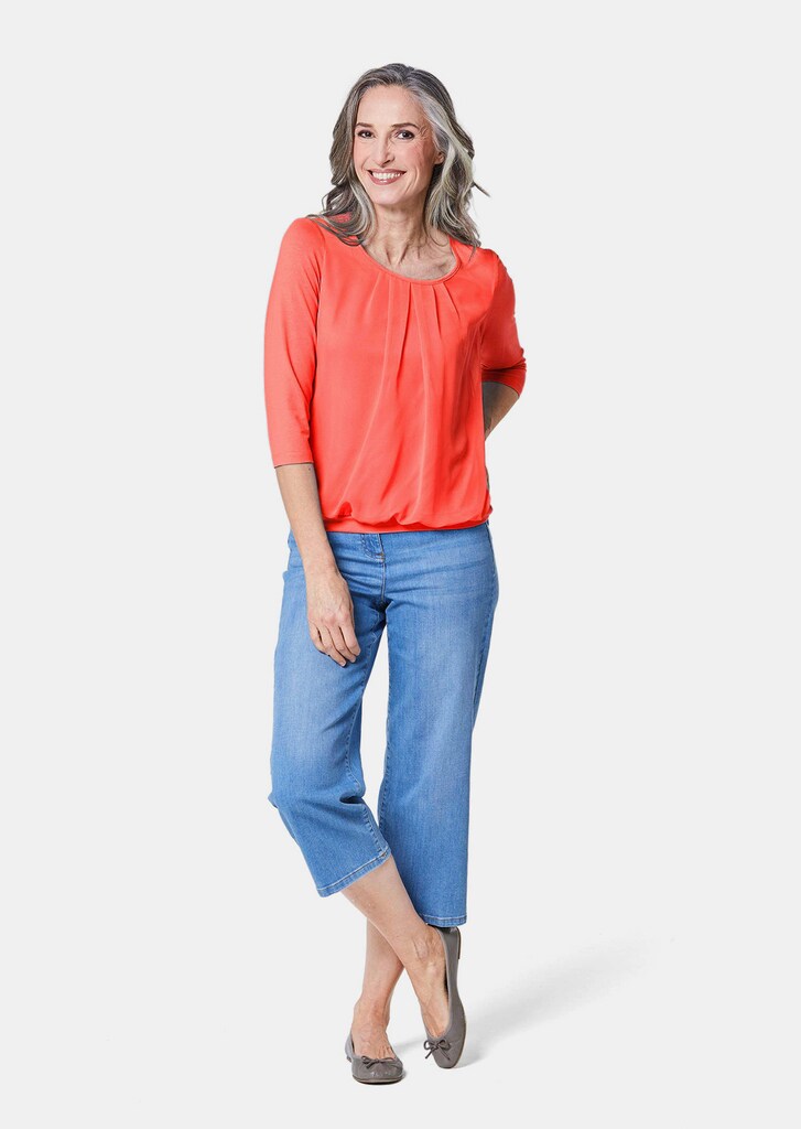 Gepflegtes Shirt in eleganter Blusen-Optik