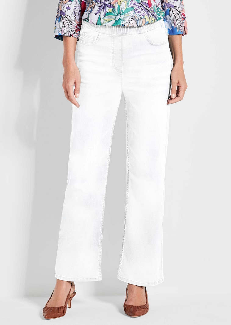 Jeansschlupfhose VERA mit weitem Bein
