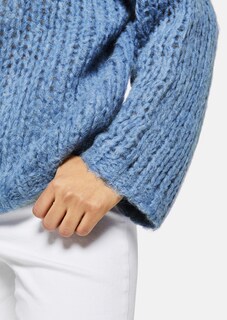 Flauschiger Grobstrickpullover thumbnail 5