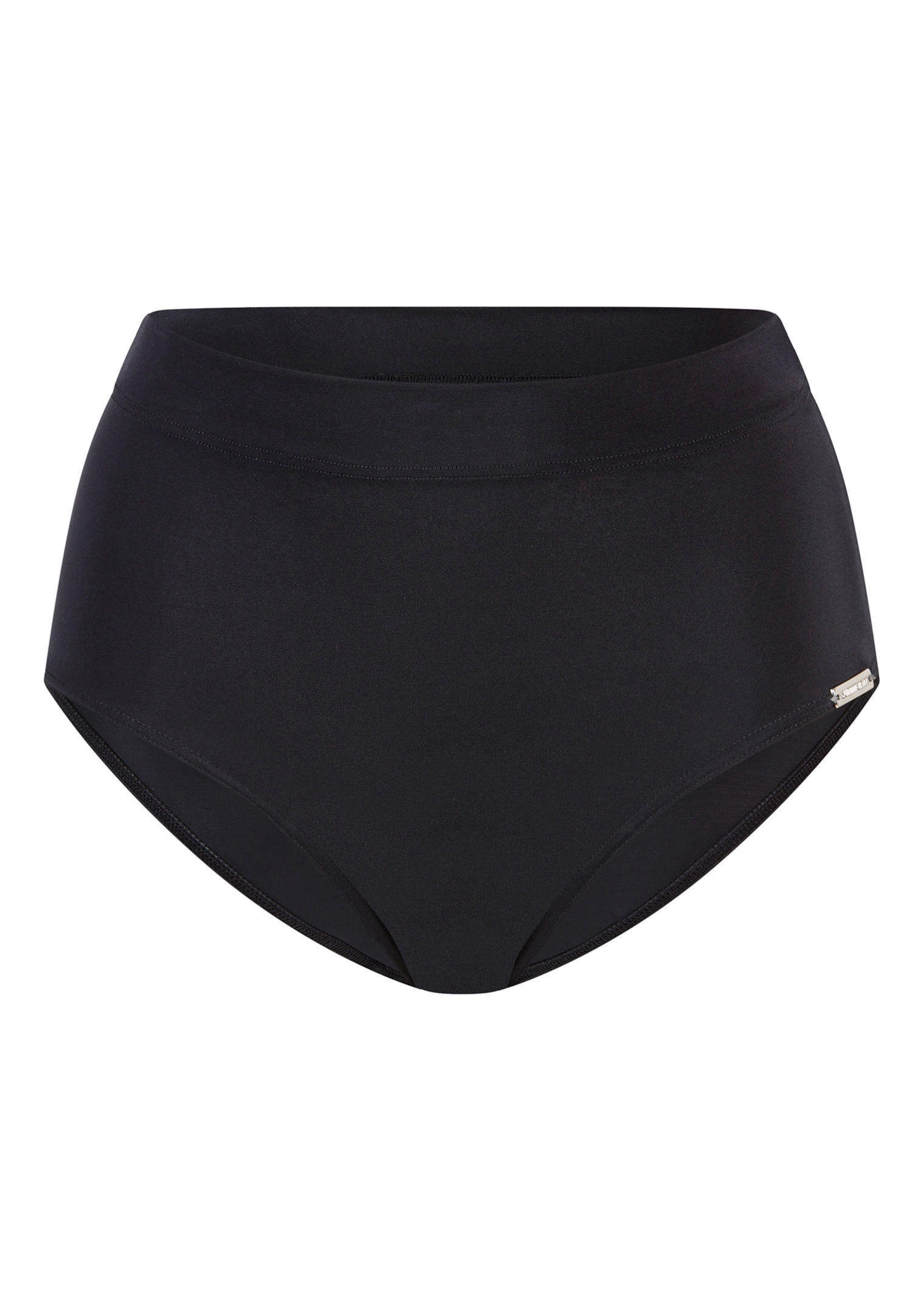 Bikinihose mit breitem Bund