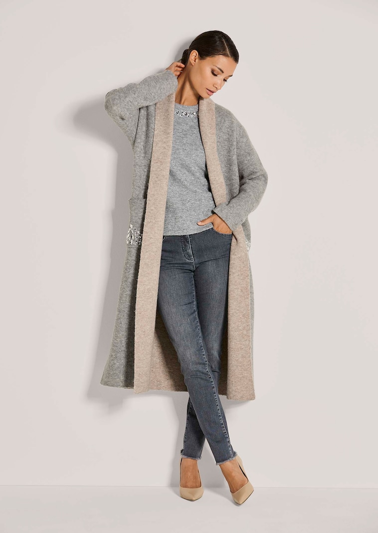 Verschlussloser Doubleface-Mantel