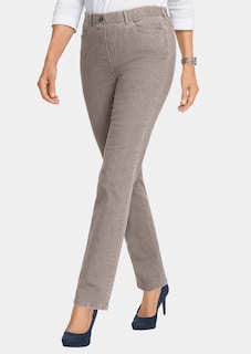 Chic versierde jeans met elastische band thumbnail 3