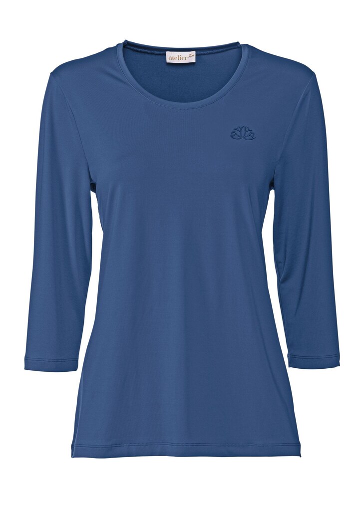 Shirt mit Rundhals und 3/4-Arm