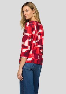 Jersey-Shirt mit Gummibund am Saum thumbnail 3