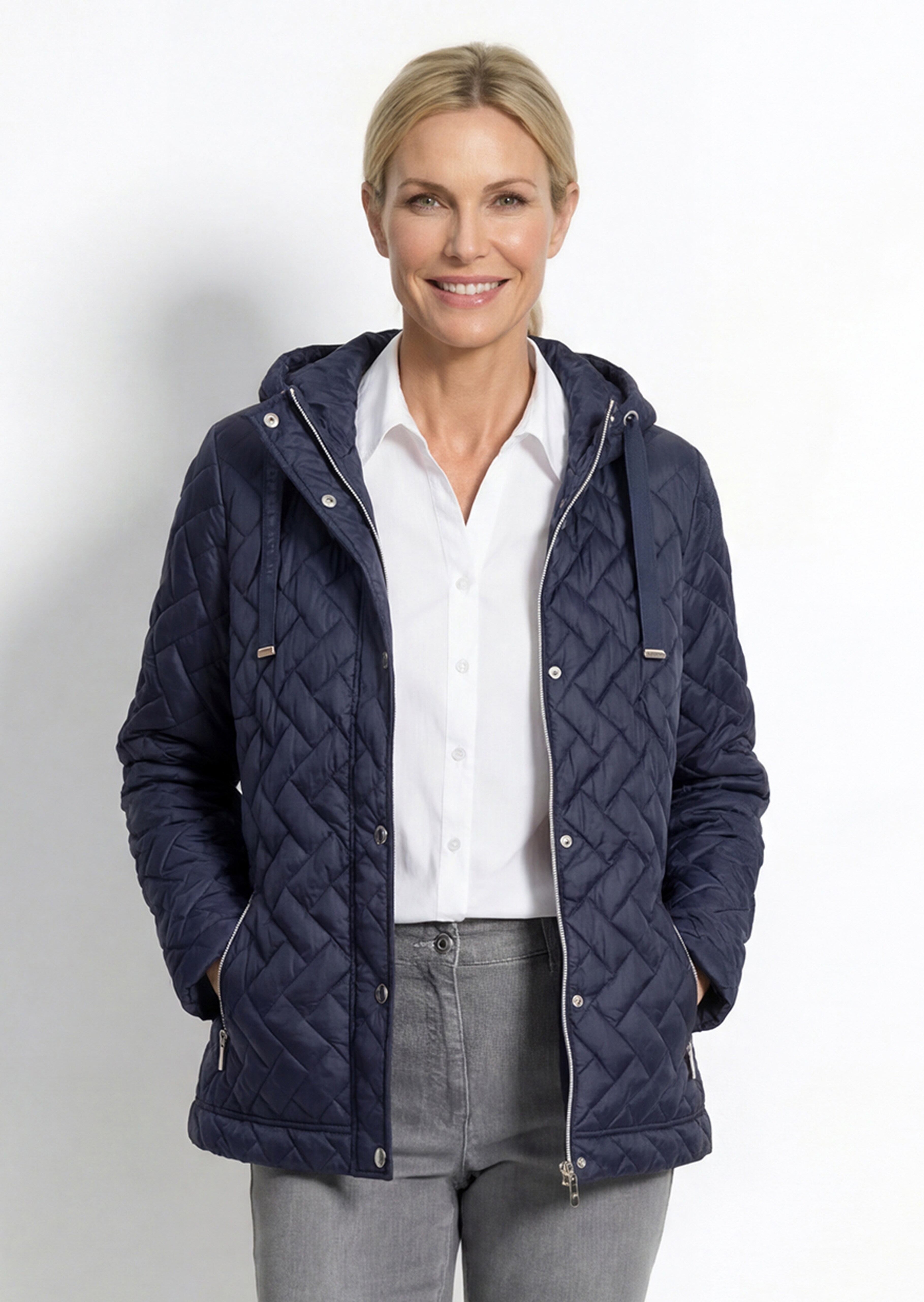 Veste matelassée légère avec capuche